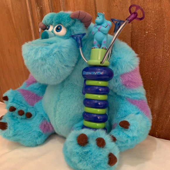Disney Pixar Collection Monsters INC Sully Plush Toy & Sully Spinning Toy - Picture 9 of 14